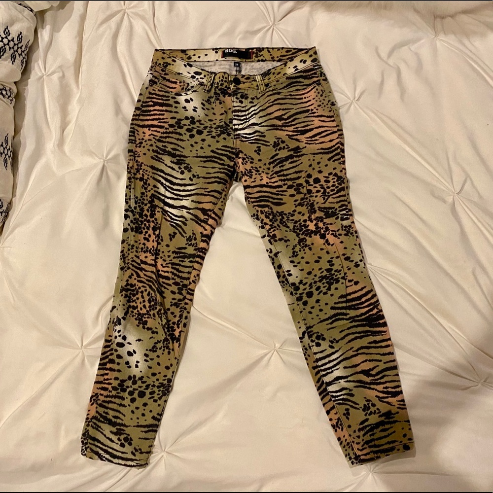 Skinny Animal Print Jeans